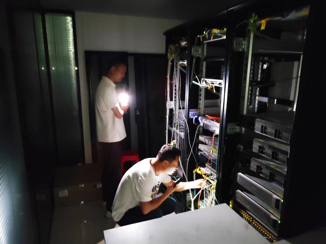 蘭州現代職業學院斷電后網絡應急恢復演練工作簡報